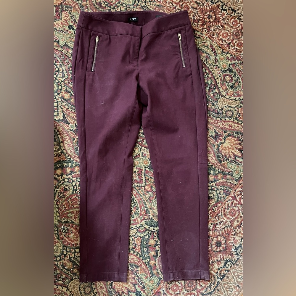 LOFT Julie Skinny pants Sz10